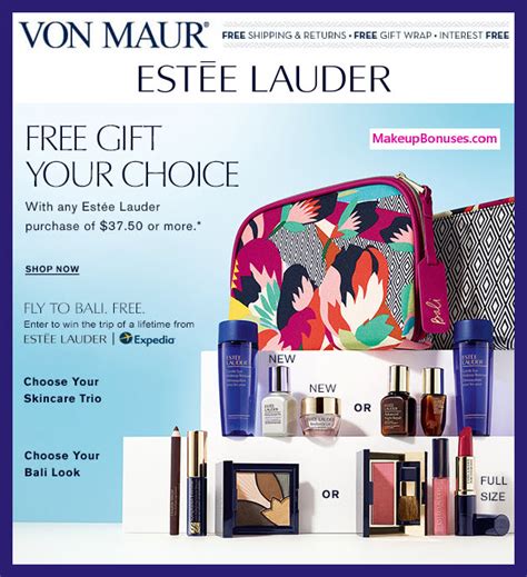 von maur estee lauder promotion.